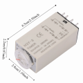 Delay Control H3Y-2 Time Relay 10s 8Pin Delay Timer Relay AC 220V Timer Time Relay Electrical Circuits. 