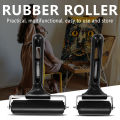 Rubber Roller, Set of 2 (6 & 10cm), Ink Brayer Roller perfect for Printmaking, Wallpapers, Block Printing Stamping. 