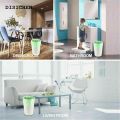DISICHEN Luxury 1 Roll 30Pcs Biodegradable Bags Portable Camping Festival Toilet Home Clean Composting Plastic Trash Bag Green 45x55cm. 