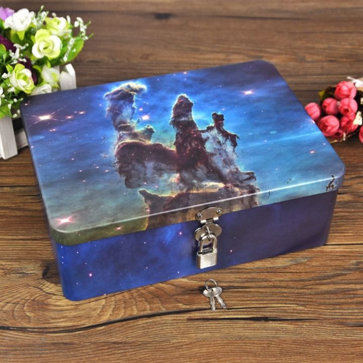 Durable%20Vintage%20Tinplate%20Box%20Large%20Capacity%20with%20Lock%20Key%20Makeup%20Box%20Household%20Jewelry%20Desktop%20Storage%20Case%20-%20Image%204