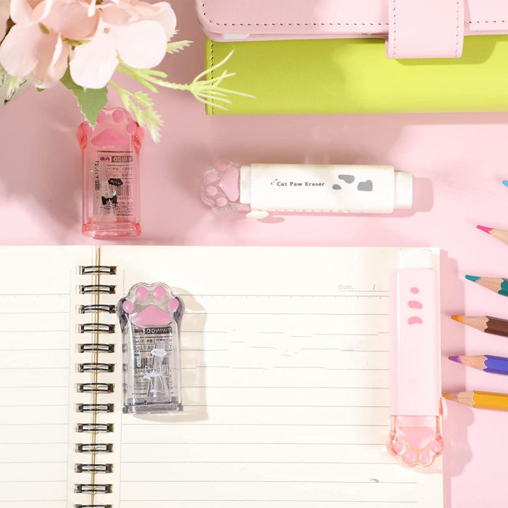 4%20Pcs%20Cat%20Shaped%20Retractable%20Eraser%20Kawaii%20Pencil%20Sharpener%20-%20Image%207