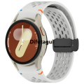 Difutagui durableGlue Strap 7 Silicon XY Watch with a Gala Corre for Samsung Galaxy Fifty percent discount Watch 7/FE/5 Pro/6/4 Classic 44-40mm Magnetic Sport Bracelet. 