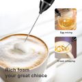 Milk Frother Handheld for Coffee, Electric Hand Foamer Blender for Drink Mixer. 