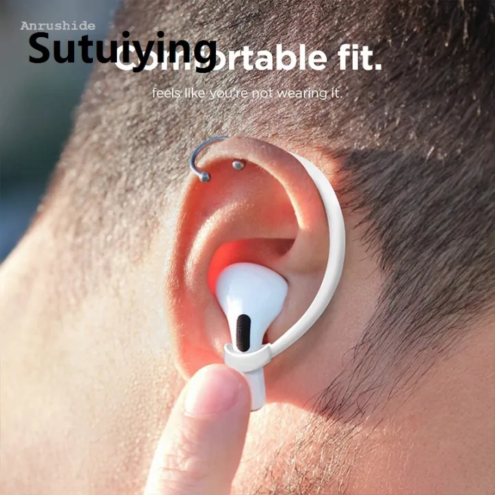 Sutuiying%20New%20style%20Anrushide%20New%20Anti-Lost%20Silicone%20Ear%20Hook%20for%20AirPods%203%20iPhone%20Apple%20AirPods%20Luxury%20Pro%20Headphones%20Anti%20Lost%20Ear%20Hook%201%20Pair%20Tight%20Fitting%20-%20Image%206