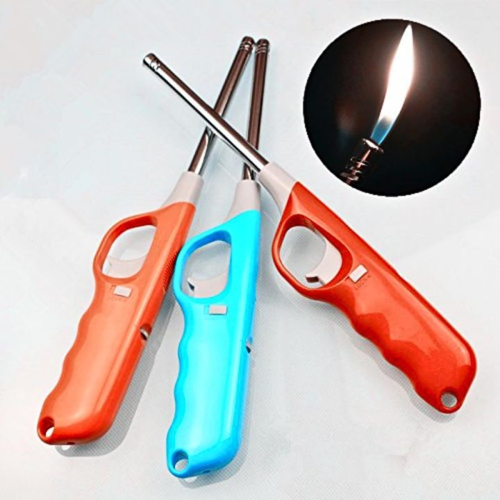 Adjustable%20Gun%20Shape%20And%20Refillable%20Steel%20Kitchen%20Gas%20Lighter%20Flame%20-%20Image%202
