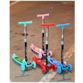 The image display 3-wheel kick scooters with cool and cute cartoons designed for childrens. 