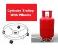 Heavy Metal Heavy Duty Gas Cylinder Trolley With Wheel Stand l Gas Trolley l Trolley For Gas. 