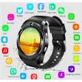 Bluetooth Smartwatch V8 Smart Watch With SIM Card Support Compatible With All Mobile Phones. 