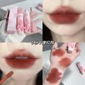 Gege bear Gogo bear tender color lip glaze soft mist matte lip mud student party plain makeup white, affordable lipstick. 