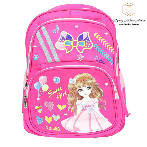 Cartoon Printed School Bag For Kids