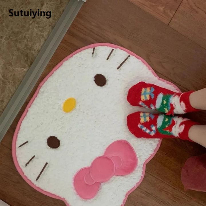 Sutuiying%20Kawaii%20Hello%20Kitty%20Sanrio%20Carpet%20Anime%20Floor%20Mat%20Bathroom%20Non-Slip%20Sales%20promotion%20Water%20Uptake%20Room%20Decoration%20Soft%20Door%20Mat%20Christmas%20Gifts%20-%20Image%203
