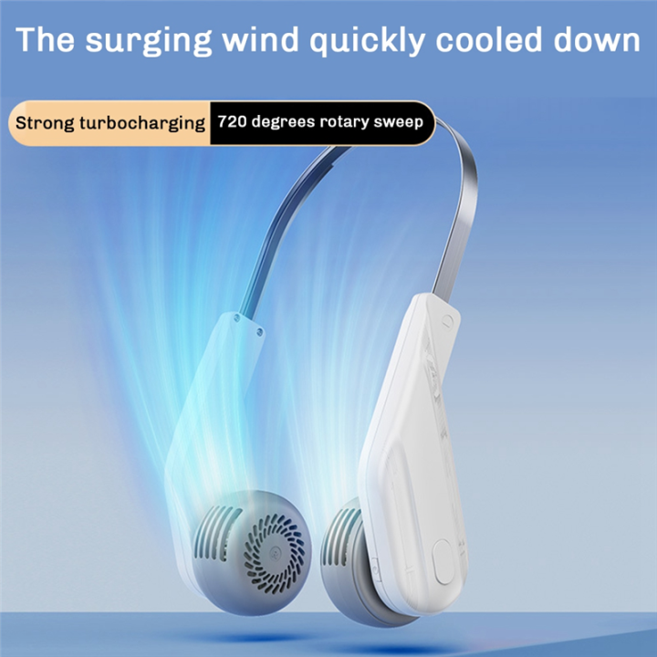 Portable%20Neck%20Fan,%20800mAh%20Rechargeable%20Wearable%20Personal%20Fan%20with%205%20Speeds%20Adjustable,%20Neck%20Fan%20for%20Outdoor%20White%20-%20Image%206