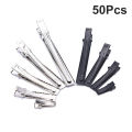 50PC Silver Tone Metal Alligator Clip Crocodile Clamps Spring Clip Duckbill Clip Podazz. 