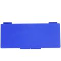 Plastic 50-Place Microslide Slide Microscope Box,blue. 