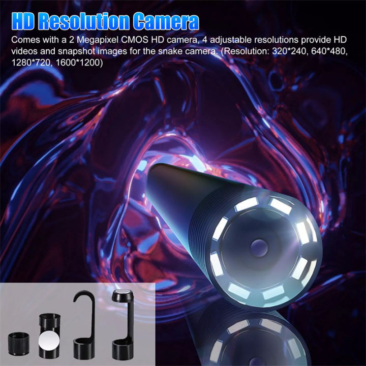 Wireless%20Endoscope%20WiFi%20Borescope%20Inspection%20Camera%201200P%20HD%20IP68%20Waterproof%20Snake%20Camera%20With%208%20LED%20For%20Android%20IOS%20Tablet%20PC%20Demoo%20-%20Image%202