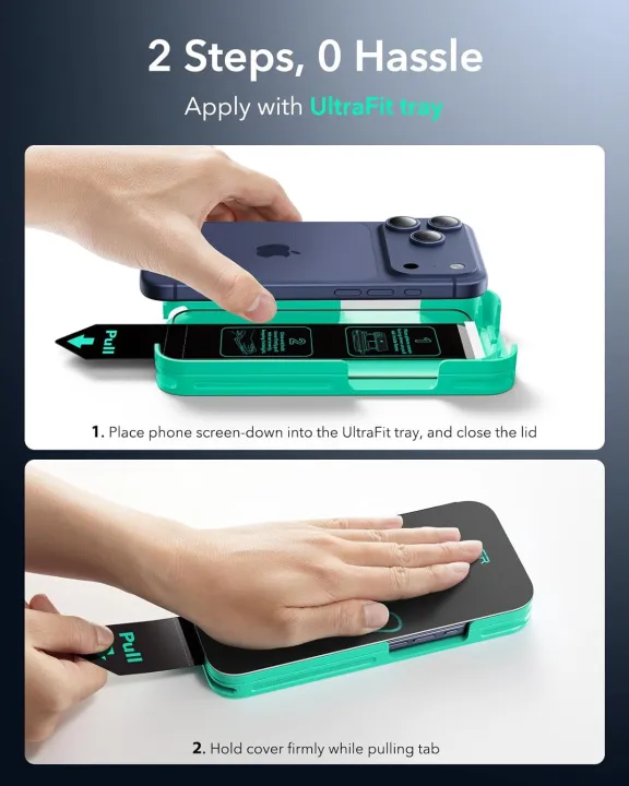 ESR%20iPhone%2017%20Pro%20Max%20Screen%20Protector%20UltraFit%20Armorite%20Ultra-Tough%20Tempered%20Glass%20-%20Image%203