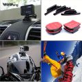 Wenefang Sutuiying Helmet Holder Adhesive Flat Frame Curved 3M Stickers Helmet Extension Arm Base Brackets Quick Mount With J Hook Buckle. 