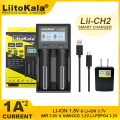 LiitoKala Lii-CH2 Li-ion Lithium Rechargeable Battery Smart Charger For 1.5V AA AAA 3.2V 3.7V 18650 21700 26650 26700 18350. 