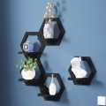 Aeromax Honeycomb Wall Shelf Creative Decor Rack Design Pack Of 5 Pc. 