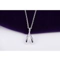 Poputton Fashion Kpop Wishbone Pendant Necklace Women Dogeared Wish Silver Plated Chain Necklace Collier Femme 2023 Jewelry. 