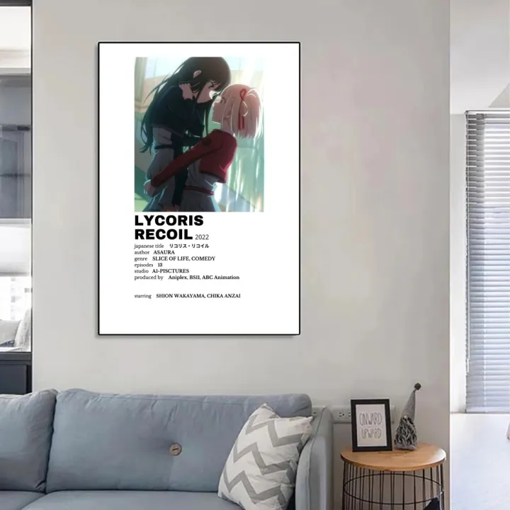 Anime%20Lycoris%20Recoil%20Poster%20No%20Framed%20Poster%20Kraft%20Club%20Bar%20Paper%20Vintage%20Poster%20Wall%20Art%20Painting%20Bedroom%20Study%20Stickers%20-%20Image%202