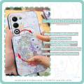TPU Protective Phone Case For OPPO A5 5G/4G 2025 Global Anti-knock Quicksand cute Durable Cartoon Glitter Kickstand. 
