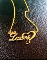 Custom Designed Pure Panchadhatu Name Necklace. 