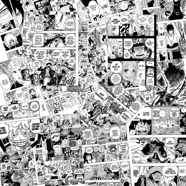 Anime Manga Posters / A4 Size / 20 Pieces Random From One Piece Naruto Jujutsu Kaisen Demon Slayer