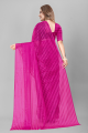 Self Design Bollywood Net Saree For Women. 