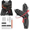 Mini Electric Drill Tool 3.6V Lithium Electric Screwdriver Foldable Rechargeable Cordless Impact Drill Hand for Home Use. 