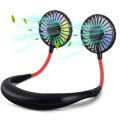 Hands Free Portable Neck Fan - Rechargeable Mini USB Personal Fan. 