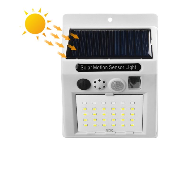 Solar Sound And Light Alarm Lamp BK-666