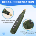 JAERBEE Handheld Electric Grinder Mini Sanding Power Tools Electric Drill Multifunction Jade Polishing Wood Carving Tools. 