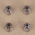 901 902 903 904 Stainless Steel Large Size Close Star Piping Nozzle Cream Icing Tips Cake Fondant Kitchen Baking Tool MENGYU. 