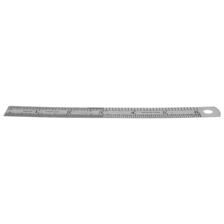 15cm%206%20Inch%20Stainless%20Metal%20Ruler%20Measuring%20Tool%20-%20Image%204