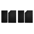 NAMUNY 4Pcs Temporary Blackout Blinds Curtain for Window Adjustable Suckers Sunlight Blocking Blinds Thermal Insulated Curtains. 