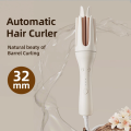 Automatic Curler 32mm Negative Ions Electric Ceramic Hair Stick Rotating Curl Waves Anti-Tangle Curling Iron Styler. 