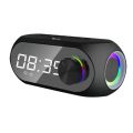 Kisonli LP2S Portable Bluetooth Clock Speaker with Built-in Mic. 