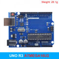UNO R3 Development Board ATMEGA328P CH340 / ATEGA16U2 Compatible For Arduino with Cable R3/R4 UNO Proto Shield Expansion Board. 