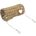 Spreeshop Grass Hammock Play Tunnel Hanging Bed House for Pet Rat Hamster Pet Bird Nest House Bed Parrot Seagrass Rattan Houses. 