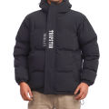 Black Trapstar Winter Heavy Down Jacket For Men. 