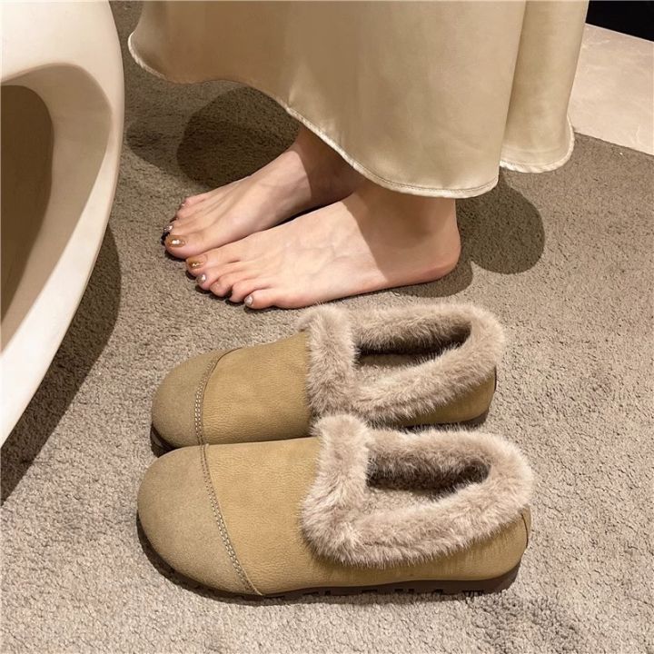 Pebbles%20Nepal%20Flat-soled%20Plus%20Velvet%20Warm%20Slip-on%20Cotton%20Shoes%20for%20Girls%20-%20Image%208