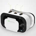 BOX 5 Mini 3D Glasses Virtual Reality Glasses VR Headset for Cardboard Smartp White. 