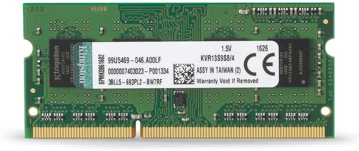 Kingston KVR13S9S8/4 4GB DDR3 1333Mhz Non ECC Memory RAM SODIMM