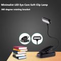 Bedside Lamp Adjustable LED Book Light Flexible Eye Protection Clip-On Lamp Mini 360 Degree Rotation Reading Table Lamp Study. 