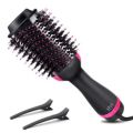 3 In 1 One Step Hair Dryer And Styler Hot Air Brush Hair Straightener Comb Curling Rotating Rollers Hair Brush With Blower Hair Styling Tools. 