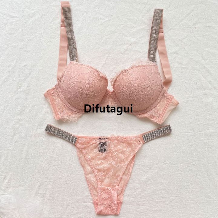Difutagui%20Women's%20Thong%20Women's%20Panties%20Underwear%20Solid%20Color%20Thong%20Hot%20Selling%20Women's%20Underwear%20Rhinestone%20Letter%20Pattern%20Underwear%20-%20Image%202