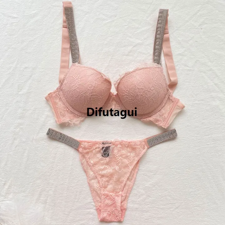 Difutagui%20Women's%20Thong%20Women's%20Panties%20Underwear%20Solid%20Color%20Thong%20Hot%20Selling%20Women's%20Underwear%20Rhinestone%20Letter%20Pattern%20Underwear%20-%20Image%202