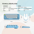 Fantech WK896, WK897 GO MOCHI 65, 80 Keyboard Mouse Wireless Bluetooth Combo Set. 