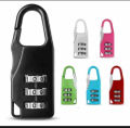 Set Of 2 Mini Dial Digit Number Code Password Combination Padlock Security Travel Safe Lock For Padlock Luggage Lock Of Gym(Random Color). 